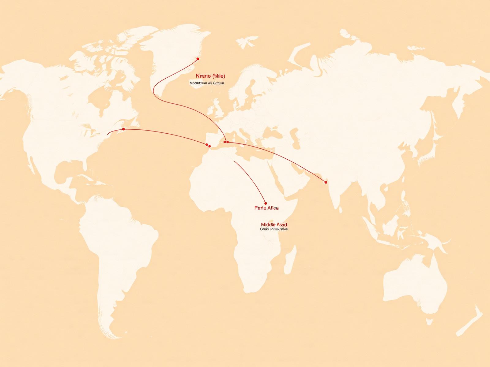 Petrair SA global operational corridors